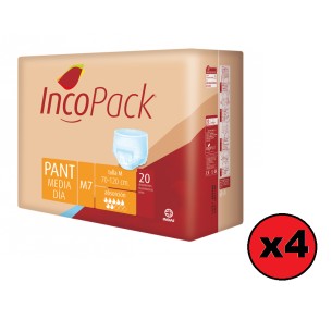 Incopack Pant Día Talla Mediana 80 Absorbentes