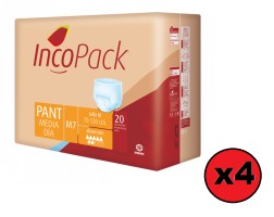 Incopack Pant Día Talla Mediana 80 Absorbentes
