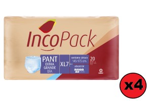 Incopack Pant Día Talla Xl  80 Absorbentes