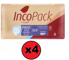 Incopack Pant Noche Talla Xl 80 Absorbentes
