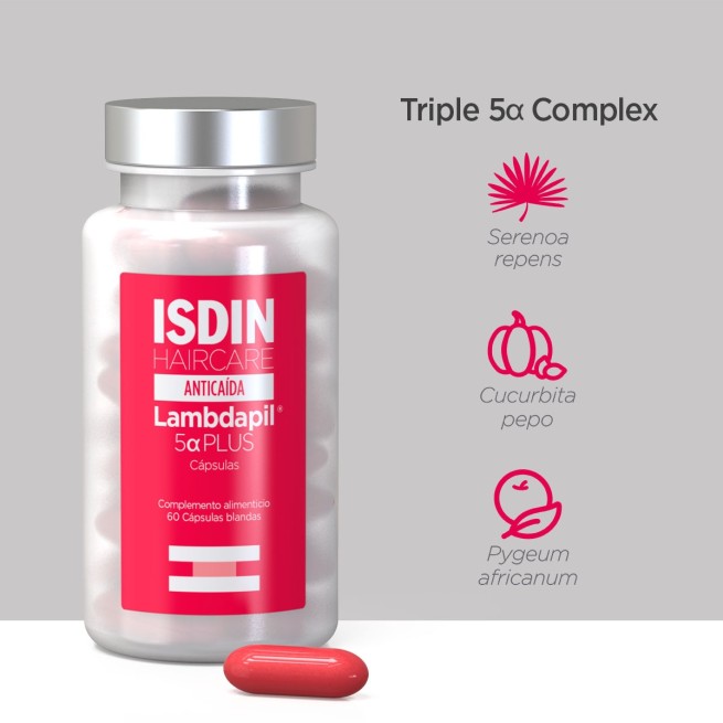 Isdin Lambdapil 5 Alfa Plus 60 Cápsulas