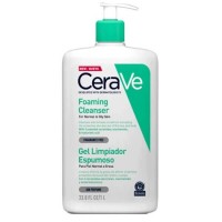 Cerave Gel Limpiador Espumoso 1L.