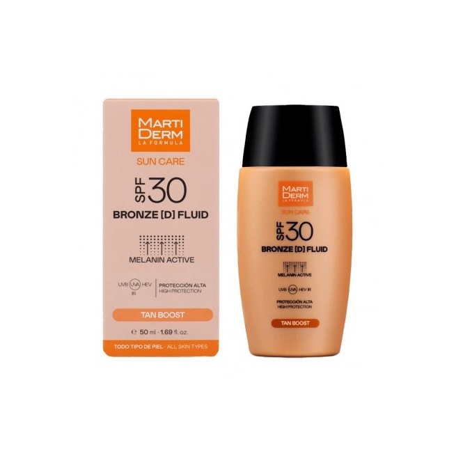 Martiderm Sun Care Bronze D Fluid Tan Boost Spf 30 50 ml